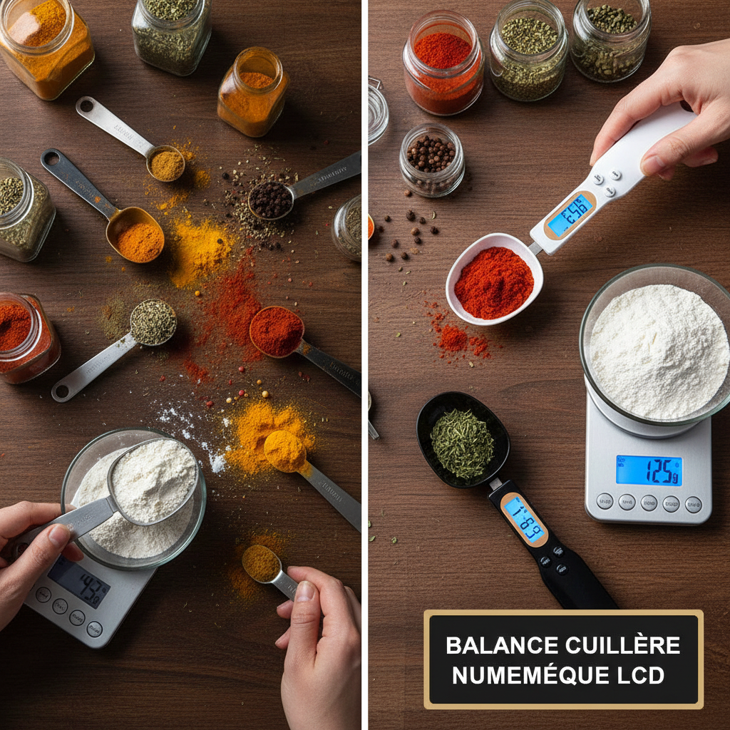 Mini Spoon Scale Digital Kitchen Scale Electronic LCD Food Scale 0.1-500g Cooking Flour Milk Coffee Powder Weight Measure Spoon